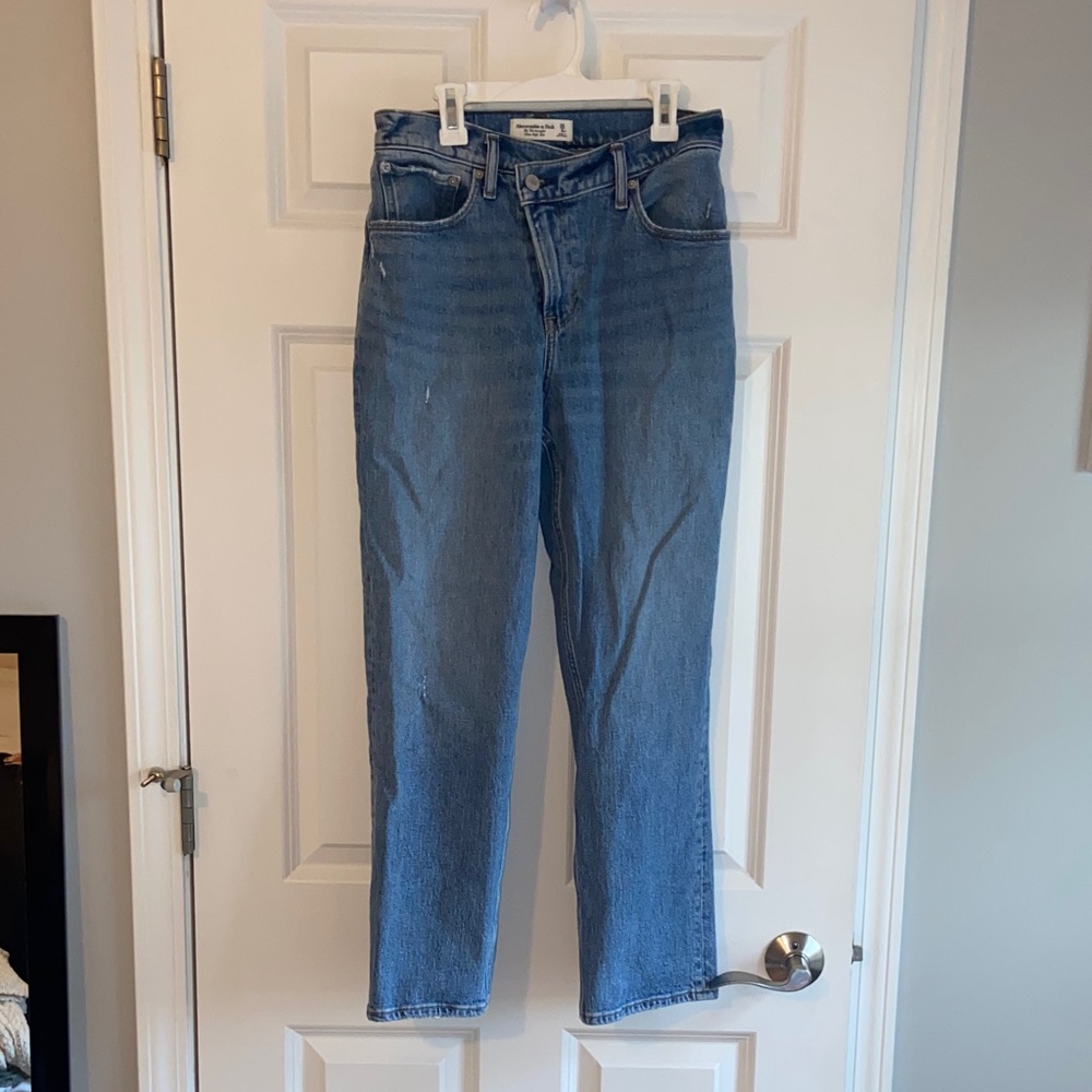 Abercrombie & Fitch Light Blue Straight Leg Jeans